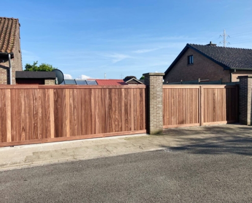 Dubbele poort realisatie Vichte