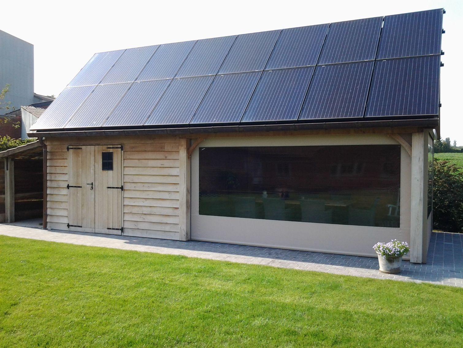 Tuinhuis realisatie Hollebeke