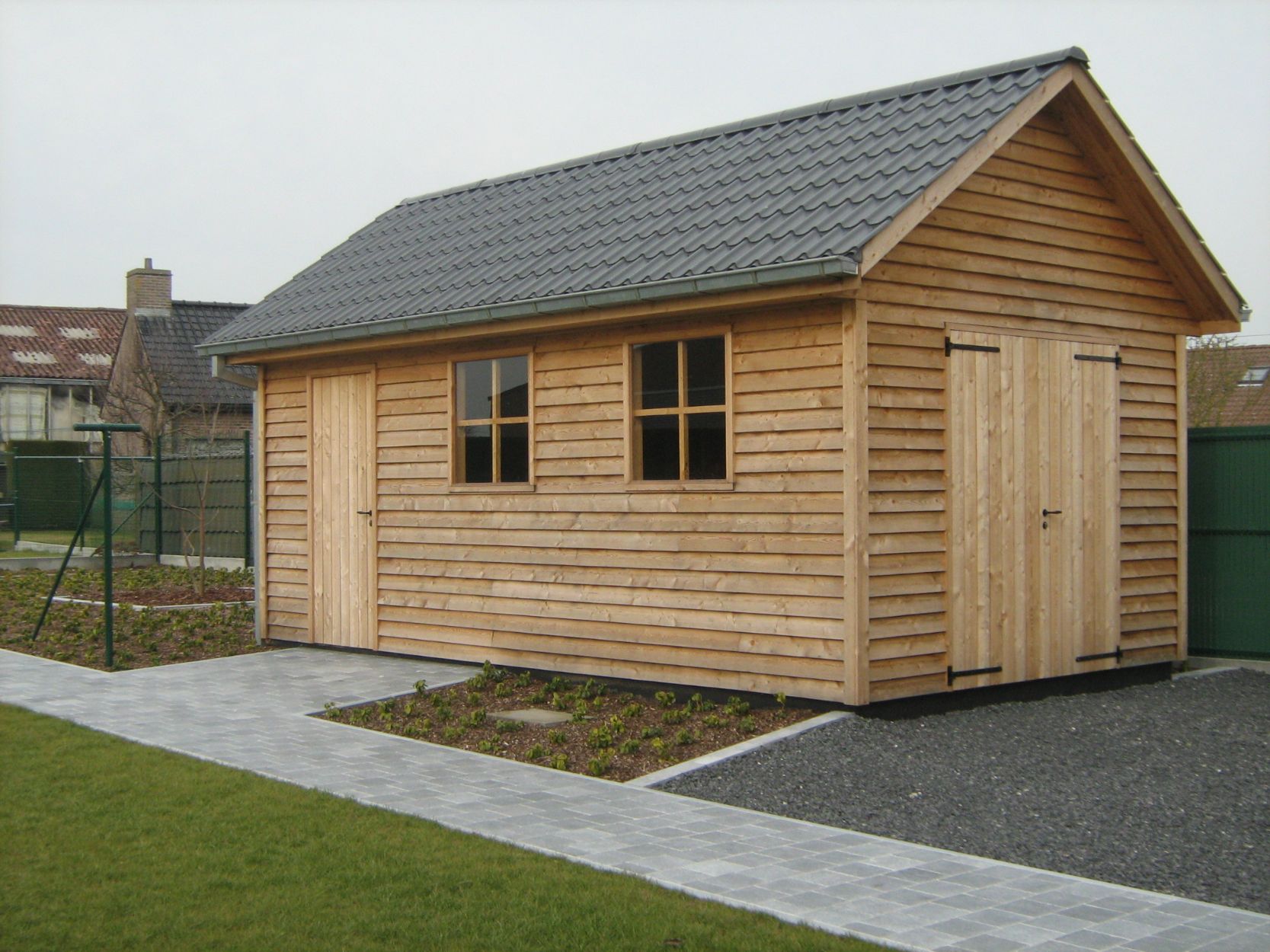 Tuinhuis realisatie Ingooigem