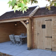 Tuinhuis realisatie Waregem