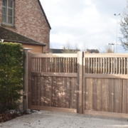 Dubbele poort realisatie Beveren-Leie