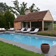 Tuinhuis realisatie Waregem