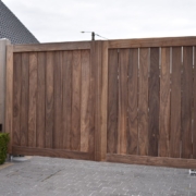 Dubbele poort realisatie Waregem