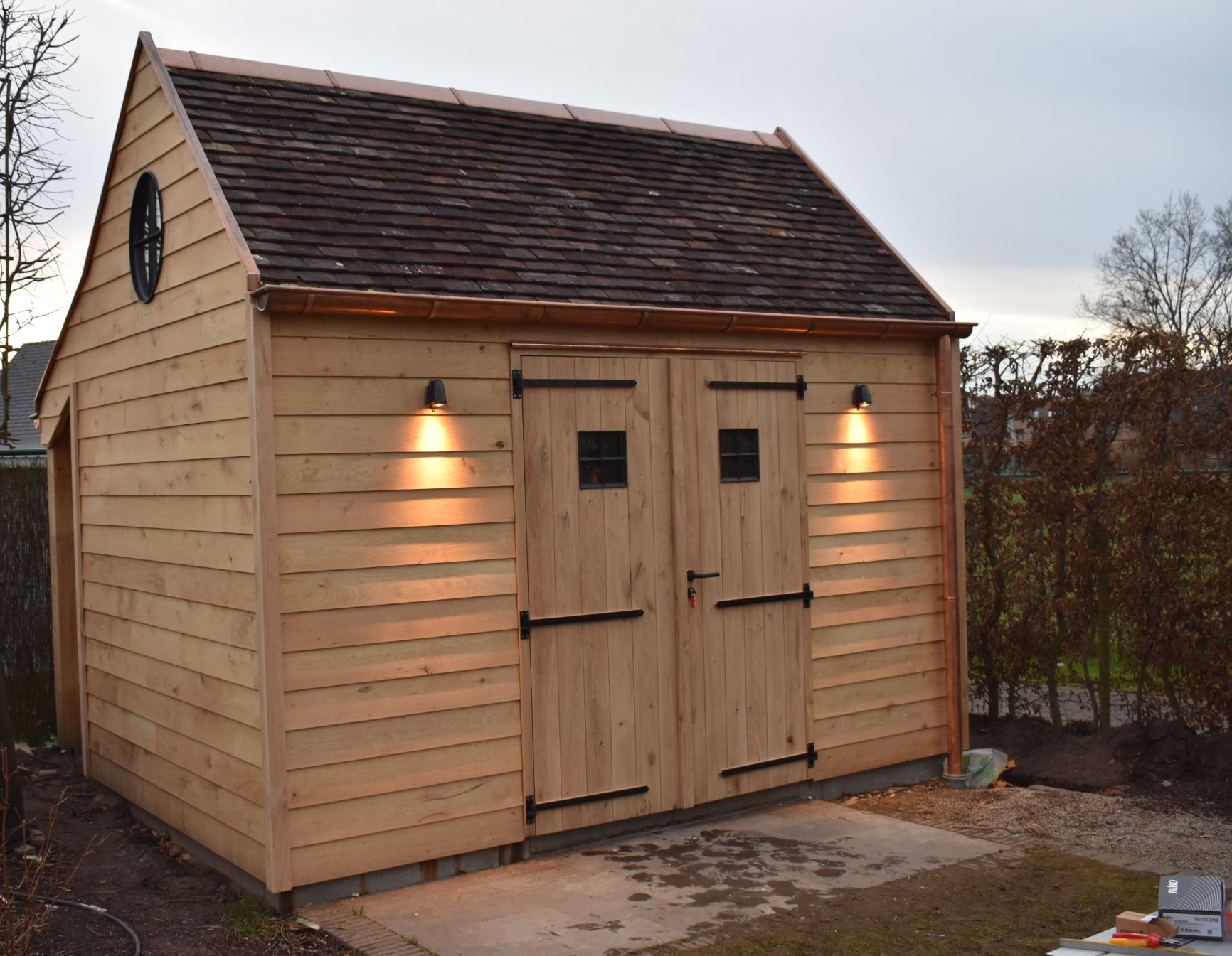 Tuinhuis realisatie Sint-Eloois-Vijve