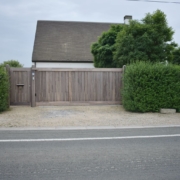 Dubbele poort realisatie Outrijve