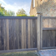 Enkele poort realisatie Beveren-Leie