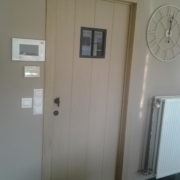 Vlakke fineerdeur realisatie