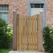 Enkele poort realisatie Deerlijk