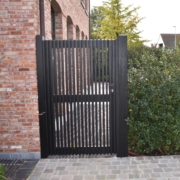 Enkele poort realisatie Heule