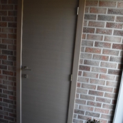 Vlakke fineerdeur realisatie