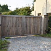 Dubbele poort realisatie Waregem