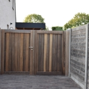 Dubbele poort realisatie