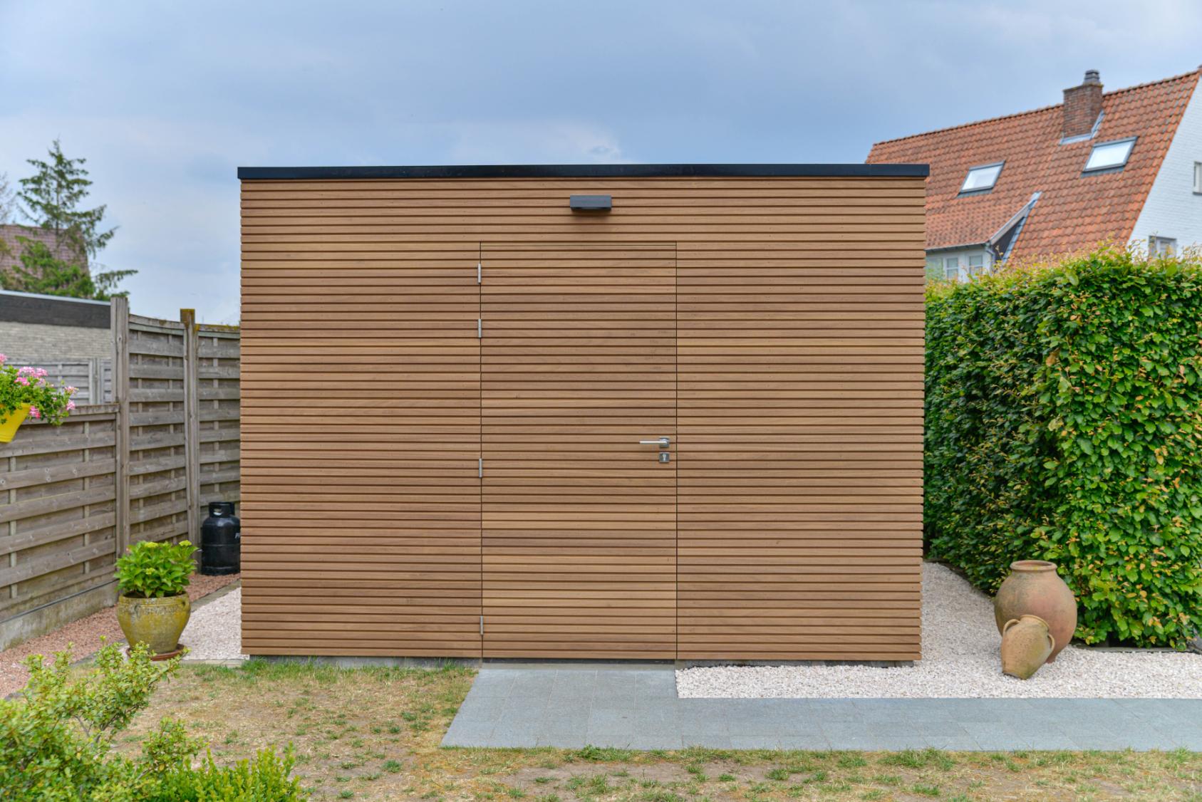 Tuinhuis realisatie Waregem